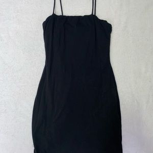 Black cami dress